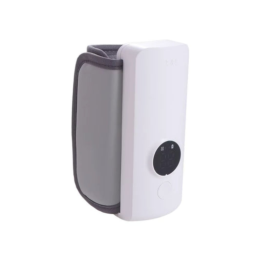 USB Rechargeable Baby Bottle Warmer 6Levels Temperature Adjustment Milk Heater Insulated Sleeve with Temperature Display